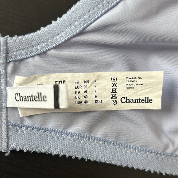 Chantelle C Magnifique Seamless Minimizer Bra - Slate Blue 40DDD (40F) - Picture 6 of 7